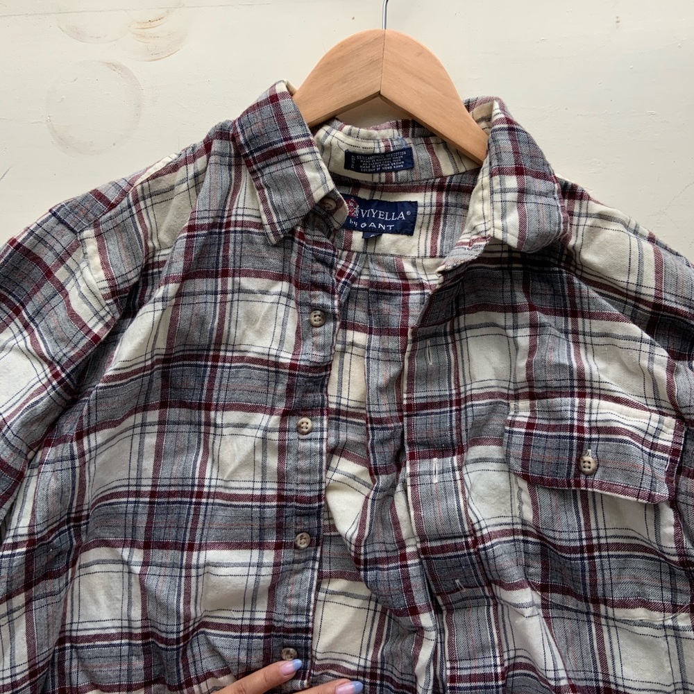 Vintage GANT plaid flannel shirt